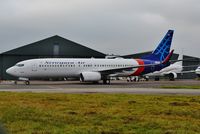 EI-FHB @ EGHH - Now in Sriwijaya Air livery - by John Coates