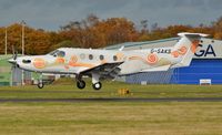 G-SAKS @ EGHH - ex M-ICKY arriving for repaint - by John Coates