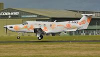 G-SAKS @ EGHH - ex M-ICKY arriving for repaint - by John Coates