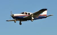G-BKMT @ EGFH - Resident Saratoga II. - by Roger Winser