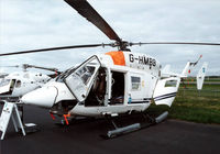 G-HMBB @ EGLF - On static display at the 1992 Farnborough International Air Show, scanned from slide. - by kenvidkid