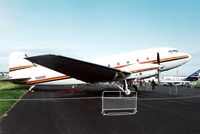 N96BF @ EGLF - On static display at the 1992 Farnborough International Air Show, scanned from slide. - by kenvidkid
