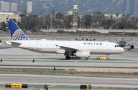 N492UA @ KLAX - Airbus A320