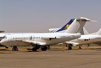 ZS-JAL @ FALA - ZS-JAL   Fokker F-28-3000 Fellowship [11151] (Airquarius Aviation) Lanseria~ZS 20/09/2006. Still wears former marks of V5-KEA some parts now missing.