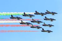 MM54510 @ LFSX - Italian Air Force Aermacchi MB-339PAN, N°1 of Frecce Tricolori Aerobatic Team 2015, Luxeuil-Saint Sauveur Air Base 116 (LFSX) Open day 2015 - by Yves-Q