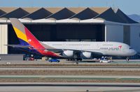 HL7626 @ KLAX - Asiana A388 - by FerryPNL