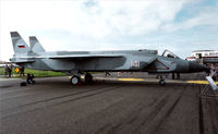 141 WHITE @ EGLF - On static display at the 1992 Farnborough International Air Show, scanned from slide.