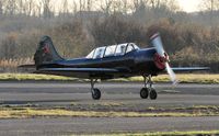G-SPUT @ EGFH - Resident Yak-52. - by Roger Winser