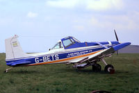 G-BETS @ EGHA - Cessna A.188B AgTruck [188-01920T] (Plains Aerial Spraying Ltd) Compton Abbas~G @ 1981 - by Ray Barber