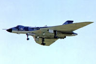 XM575 @ EGDX - Avro Vulcan B.2A [SET56] (Royal Air Force) RAF St Athan~G 20/09/1975. From a slide. - by Ray Barber