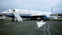 N792TW @ EGLF - At the 1984 Farnborough International Air Show. Scanned from slide. - by kenvidkid