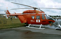 D-HBKK @ EGLF - At the 1984 Farnborough International Air Show. Scanned from slide. - by kenvidkid