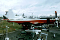 G-SFTR @ EGLF - At the 1984 Farnborough International Airshow. Scanned from slide. - by kenvidkid