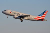 N816AW @ KLAX - American A319 departing. - by FerryPNL
