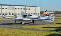 G-CJFO @ EGHH - Visitor at Bliss Avn. - by John Coates