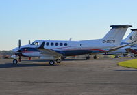 G-DXTR @ EGTF - BEECH B200 Super King Air at Fairoaks. Ex ZS-DEX - by moxy