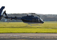 G-COGS @ EGTF - Bell 407 at Fairoaks. Ex N591KS - by moxy