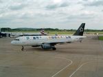 G-MIDW @ EGCC - Taken through tinted glass - by Keith Sowter