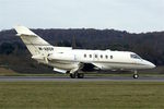 M-ABDP @ EGGW - 2003 Raytheon Hawker 800XP, c/n: 258609 at Luton - by Terry Fletcher