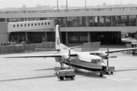 G-BLGW @ EHAM - Air UK Fokker F27 at Schiphol airport, the Netherlands, 1980. Still in Air Anglia colour scheme. - by Van Propeller