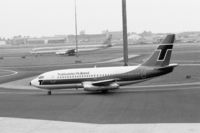PH-TVI @ EHAM - Transavia Holland Boeing 737-222 at Schiphol airport, the Netherlands, 1980 - by Van Propeller
