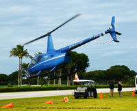 N54DW @ OCA - Robinson R-66 Turbine on take off.