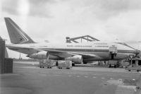 ZS-SPB @ EHAM - Boeing 747SP-44 of South African Airways, still in the apartheid days with the Suid-Afrikaanse Lugdiens titel on the starboard side, at Schiphol airport, the Netherlands, 1980 - by Van Propeller
