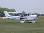G-OAKR @ EGSV - Visiting aircraft - by Keith Sowter