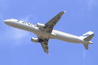 OH-LZD @ LFPG - Airbus A321-211, Take-off Rwy 27L, Roissy Charles De Gaulle Airport (LFPG-CDG) - by Yves-Q