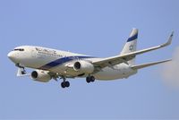 4X-EKH @ LFPG - Boeing 737-85P, Short approach rwy 27R, Paris-Roissy Charles De Gaulle airport (LFPG-CDG) - by Yves-Q