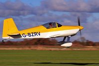G-BZRV @ EGBR - Rapid departure!