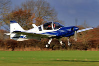G-ASAL @ EGBR - landing rwy 10