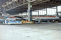 PH-DCN @ EHAM - Douglas DC-8-53 [45629] (African Safari Airways) Amsterdam-Schiphol~PH 29/08/1976. From a slide.