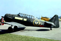 SE-FUZ @ EG18 - Noorduyn AT-6A Harvard IIB [14-526] Bassingbourn~G 27/05/1978. From a slide.