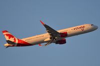 C-FJQL @ KLAS - Rouge A321 taking-off. - by FerryPNL