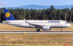 D-AIND @ EDDF - decelerating after touchdown on runway 07L - by Friedrich Becker