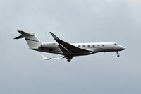 LX-GVI @ EGLL - Gulfstream G650 [6095] (Global Jet Luxembourg) Home~G 29/08/2015. On approach 27L.