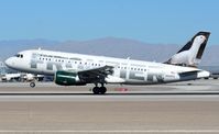 N949FR @ KLAS - Frontier A319 touching-down - by FerryPNL