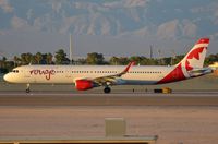 C-FJOU @ KLAS - Rouge A321 departing for its 2nd rotation today. - by FerryPNL