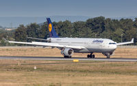 D-AIKD @ EDDF - decelerating after touchdown on runway 07L - by Friedrich Becker