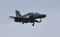 ZK034 @ EGFH - RAF Hawk T.2 aircraft coded Y of 4(R) Squadron over Runway 04. - by Roger Winser