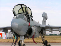 163401 @ KBOI - VAQ-136 Gauntlets. Stationed out of NAS Whidbey Island, WA. This EA-6B is ow in the bone yard. VAQ-136 is now flying EA-18Gs. - by Gerald Howard