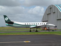ZK-CID @ NZAA - outside hangar at AKL - by magnaman