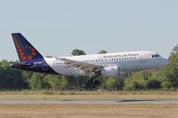 OO-SSG @ LFBD - Airbus A319-112, On final rwy 05, Bordeaux Mérignac airport (LFBD-BOD) - by Yves-Q