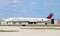 N941DN @ KMKE - MD-90-30 - by Mark Pasqualino