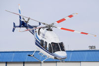 N428SL @ KBOI - Life Flight departing to the East from midfield. - by Gerald Howard