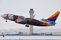 N918WN @ KBOI - Departing RWY 10L. - by Gerald Howard