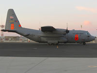 92-1453 @ KBOI - Parked on the NIFC ramp. MAFFS #8. 145th Airlift Wing, NC ANG. Early morning.