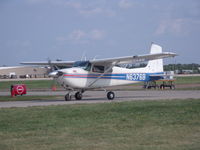 N6376B @ OSH - Cessna 182A getting out quick before Airshow - by Christian Maurer