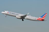 N166NN @ KLAX - American A321 taking-off. - by FerryPNL